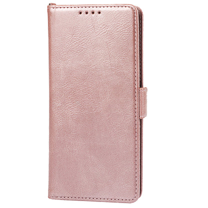 RFID Blocking Anti-fall Flip Phone Case Magnetic Closure Wallet Phone Cover with Strap and Supporting Stand for Sony Xperia 5 II