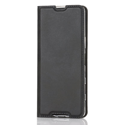 Wrist Strap Textured PU Leather Card Holder Drop-proof Phone Cover Stand Phone Shell for Sony Xperia 5 III 5G