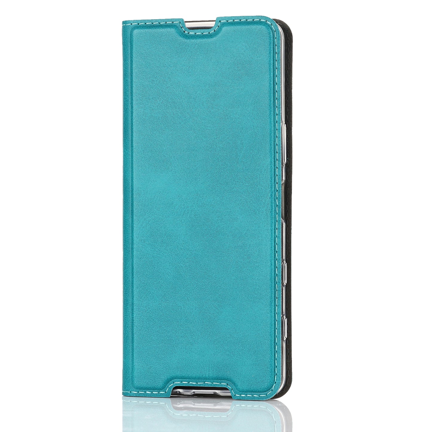 Wrist Strap Textured PU Leather Card Holder Drop-proof Phone Cover Stand Phone Shell for Sony Xperia 5 III 5G