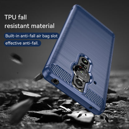 1.8mm Flexible TPU Anti-Scratch Carbon Fiber Brushed Protective Case Cover for Sony Xperia Pro-I