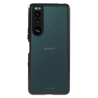 Metal Frame + Tempered Glass + PC Hybrid Cover Magnetic Closure Phone Case for Sony Xperia 5 III 5G