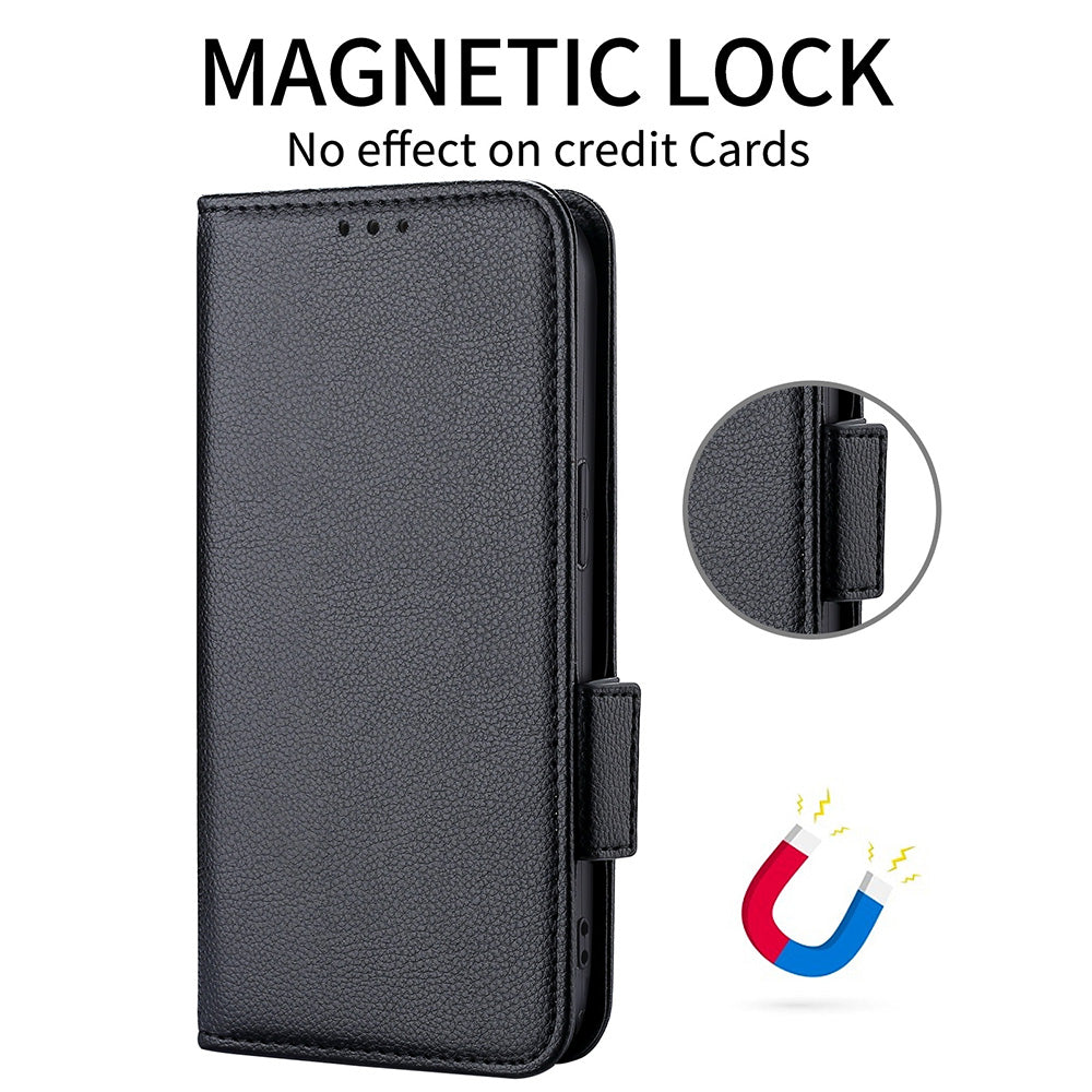 For Sony Xperia 1 III 5G Shockproof Phone Case Litchi Texture PU Leather Stand Wallet Protective Cover
