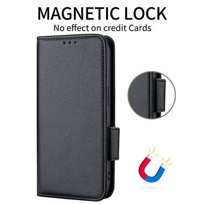 For Sony Xperia 1 III 5G Shockproof Phone Case Litchi Texture PU Leather Stand Wallet Protective Cover