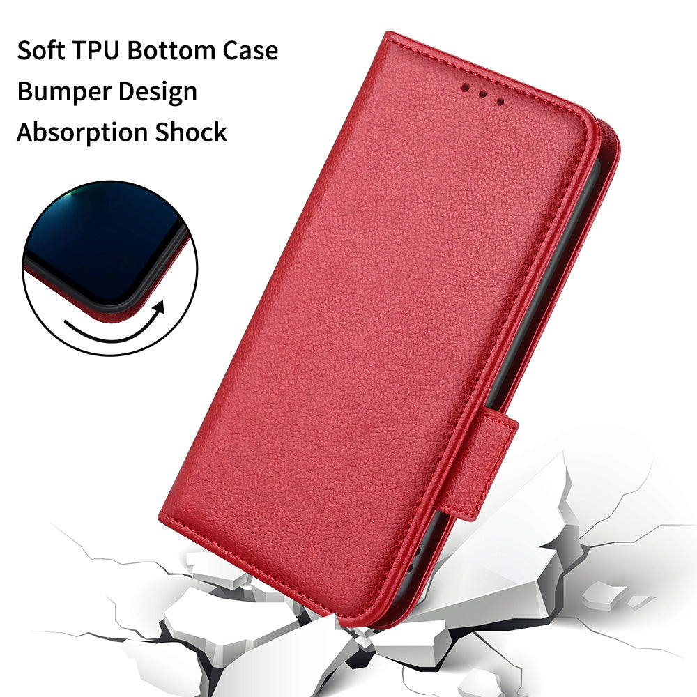 For Sony Xperia 1 III 5G Shockproof Phone Case Litchi Texture PU Leather Stand Wallet Protective Cover