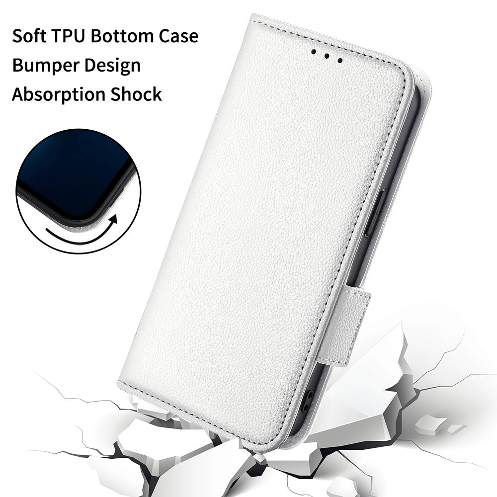 For Sony Xperia 1 III 5G Shockproof Phone Case Litchi Texture PU Leather Stand Wallet Protective Cover