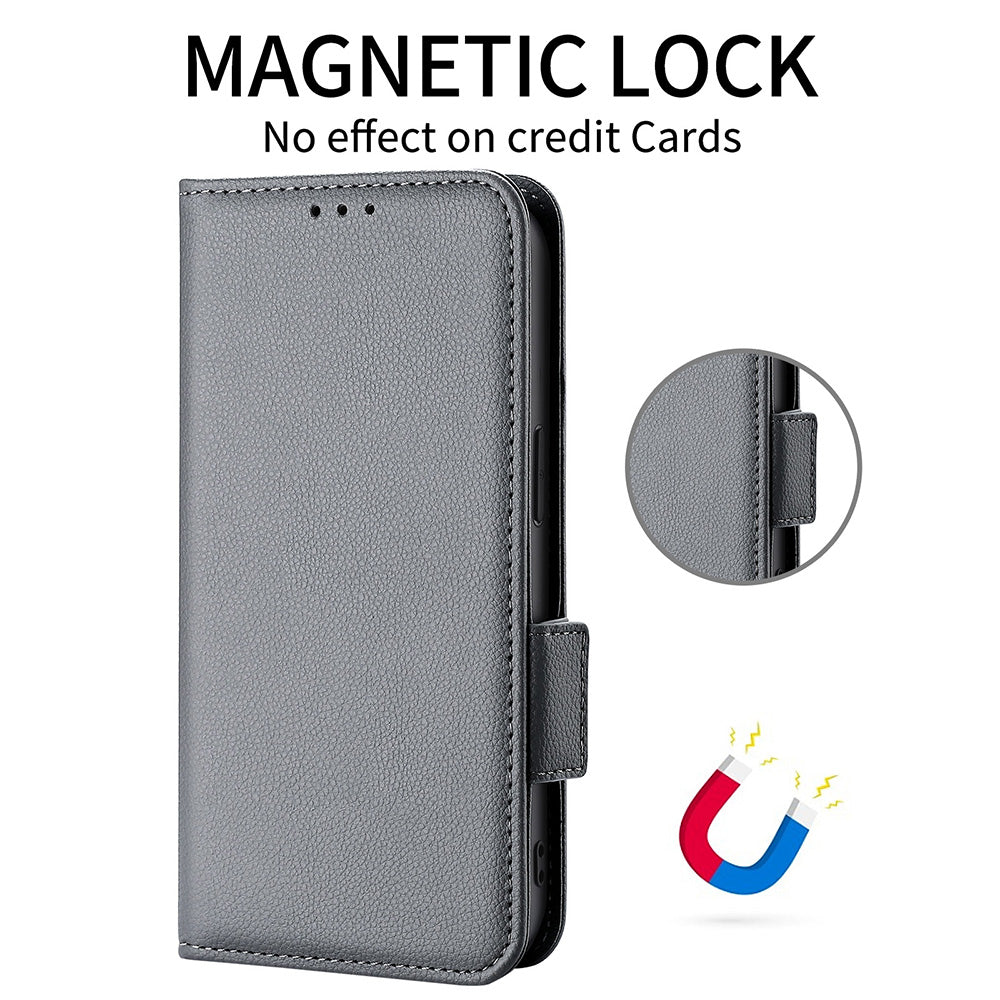 For Sony Xperia 1 III 5G Shockproof Phone Case Litchi Texture PU Leather Stand Wallet Protective Cover