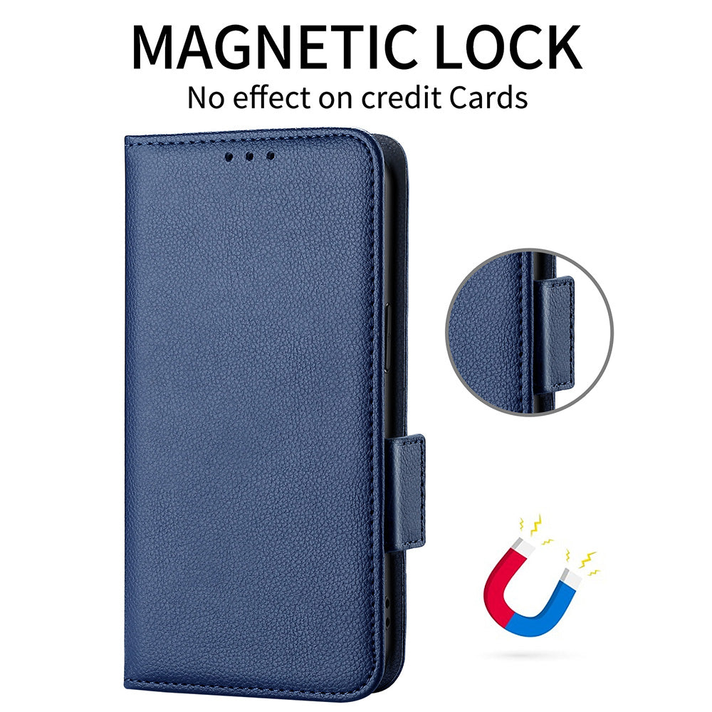For Sony Xperia 1 III 5G Shockproof Phone Case Litchi Texture PU Leather Stand Wallet Protective Cover
