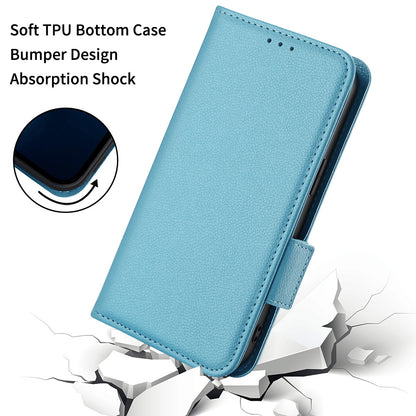 For Sony Xperia 1 III 5G Shockproof Phone Case Litchi Texture PU Leather Stand Wallet Protective Cover