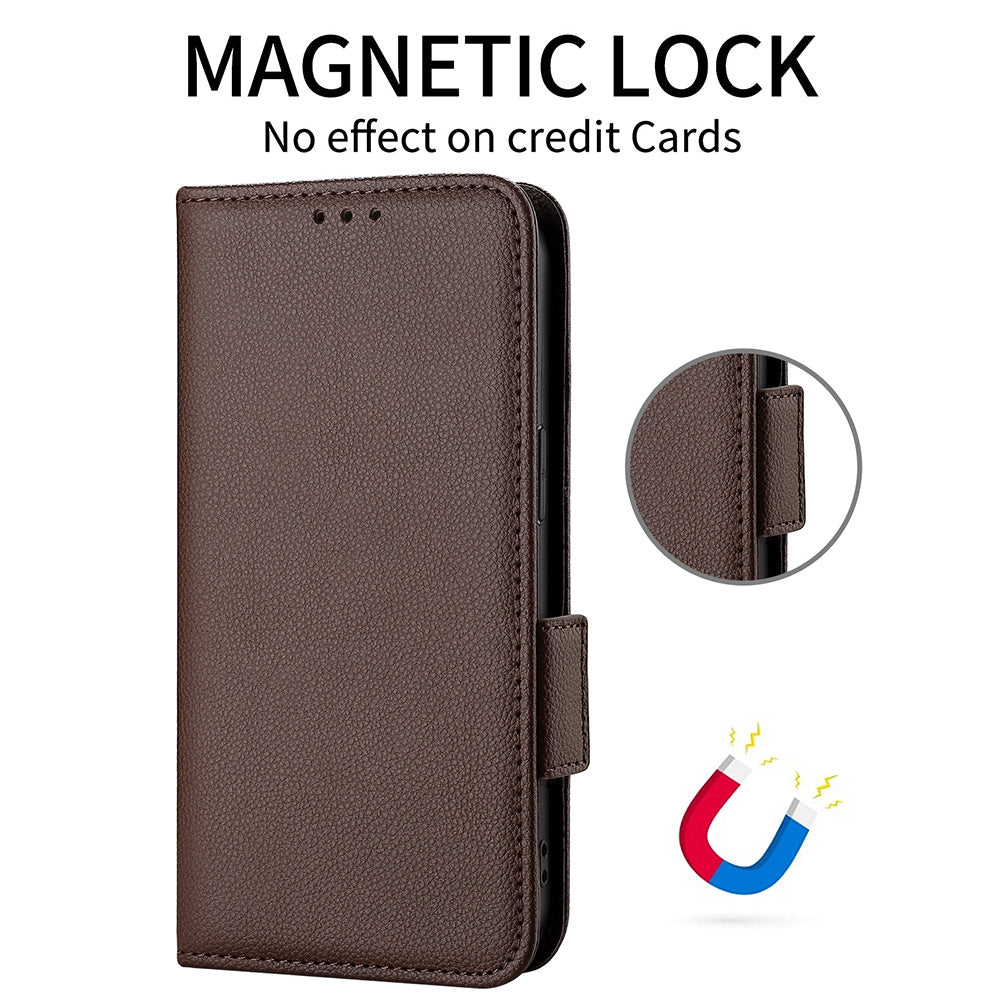 For Sony Xperia 1 III 5G Shockproof Phone Case Litchi Texture PU Leather Stand Wallet Protective Cover