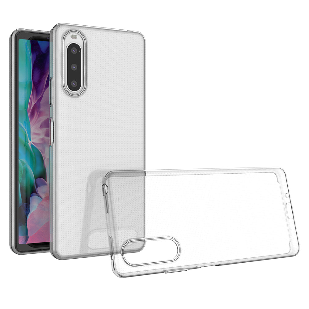 For Sony Xperia 10 IV Soft TPU Mobile Phone Case HD Transparent Ultra Slim Flexible Protective Phone Cover