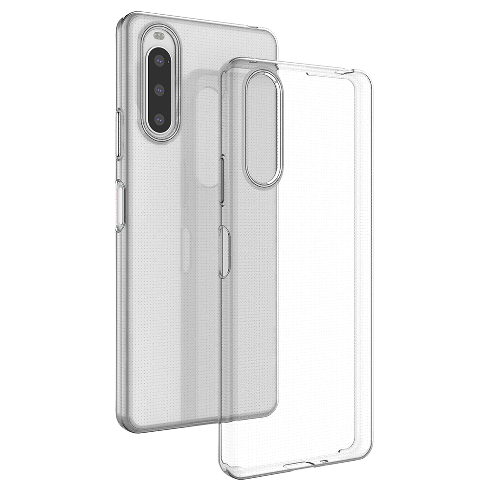 For Sony Xperia 10 IV Soft TPU Mobile Phone Case HD Transparent Ultra Slim Flexible Protective Phone Cover