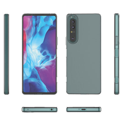 For Sony Xperia 1 IV TPU Phone Case Bag Super Transparent Ultra Thin Protective Phone Cover