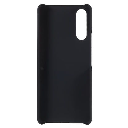 For Sony Xperia 10 IV Ultra-slim Mobile Phone Back Case Hard PC Glossy Surface Rubberized Cover