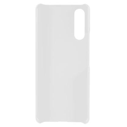 For Sony Xperia 10 IV Ultra-slim Mobile Phone Back Case Hard PC Glossy Surface Rubberized Cover