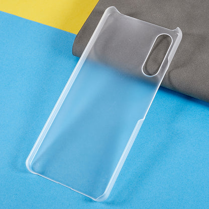 For Sony Xperia 10 IV Ultra-slim Mobile Phone Back Case Hard PC Glossy Surface Rubberized Cover