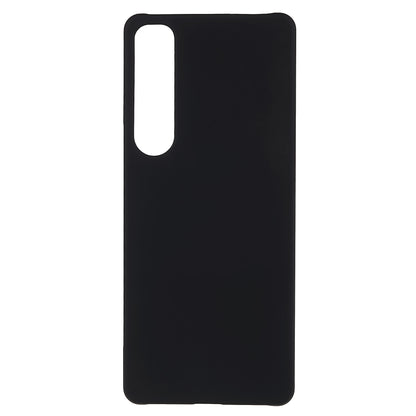 For Sony Xperia 1 IV Anti-dust Ultra-thin Cell Phone Case Hard PC Glossy Surface Rubberized Back Cover