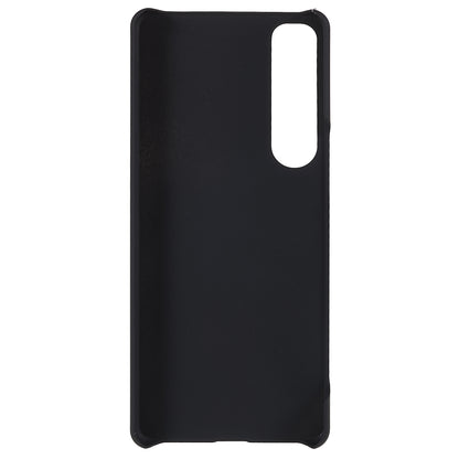 For Sony Xperia 1 IV Anti-dust Ultra-thin Cell Phone Case Hard PC Glossy Surface Rubberized Back Cover