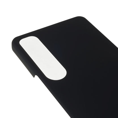 For Sony Xperia 1 IV Anti-dust Ultra-thin Cell Phone Case Hard PC Glossy Surface Rubberized Back Cover