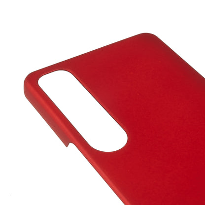 For Sony Xperia 1 IV Anti-dust Ultra-thin Cell Phone Case Hard PC Glossy Surface Rubberized Back Cover