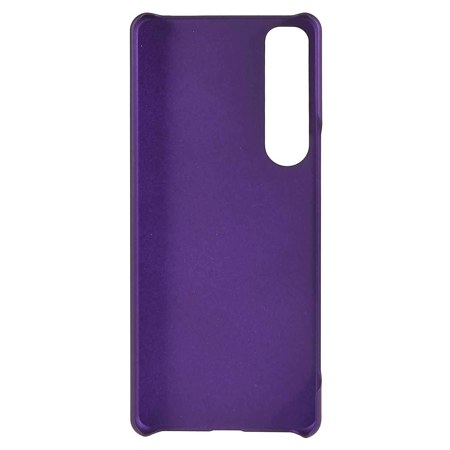For Sony Xperia 1 IV Anti-dust Ultra-thin Cell Phone Case Hard PC Glossy Surface Rubberized Back Cover