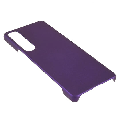 For Sony Xperia 1 IV Anti-dust Ultra-thin Cell Phone Case Hard PC Glossy Surface Rubberized Back Cover