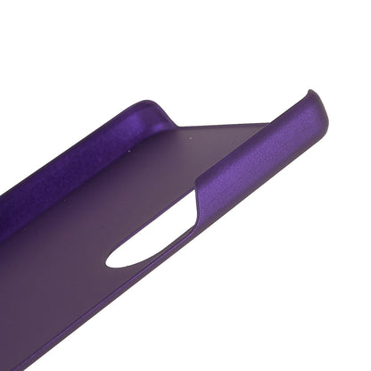 For Sony Xperia 1 IV Anti-dust Ultra-thin Cell Phone Case Hard PC Glossy Surface Rubberized Back Cover