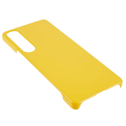 For Sony Xperia 1 IV Anti-dust Ultra-thin Cell Phone Case Hard PC Glossy Surface Rubberized Back Cover