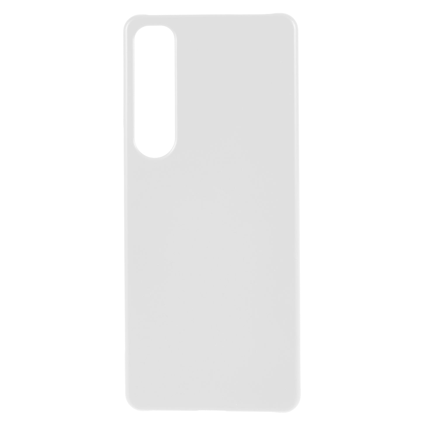 For Sony Xperia 1 IV Anti-dust Ultra-thin Cell Phone Case Hard PC Glossy Surface Rubberized Back Cover
