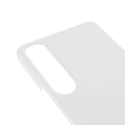 For Sony Xperia 1 IV Anti-dust Ultra-thin Cell Phone Case Hard PC Glossy Surface Rubberized Back Cover