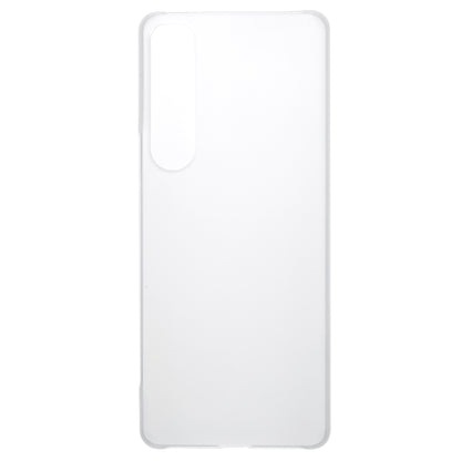 For Sony Xperia 1 IV Anti-dust Ultra-thin Cell Phone Case Hard PC Glossy Surface Rubberized Back Cover