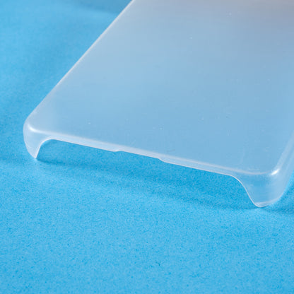 For Sony Xperia 1 IV Anti-dust Ultra-thin Cell Phone Case Hard PC Glossy Surface Rubberized Back Cover