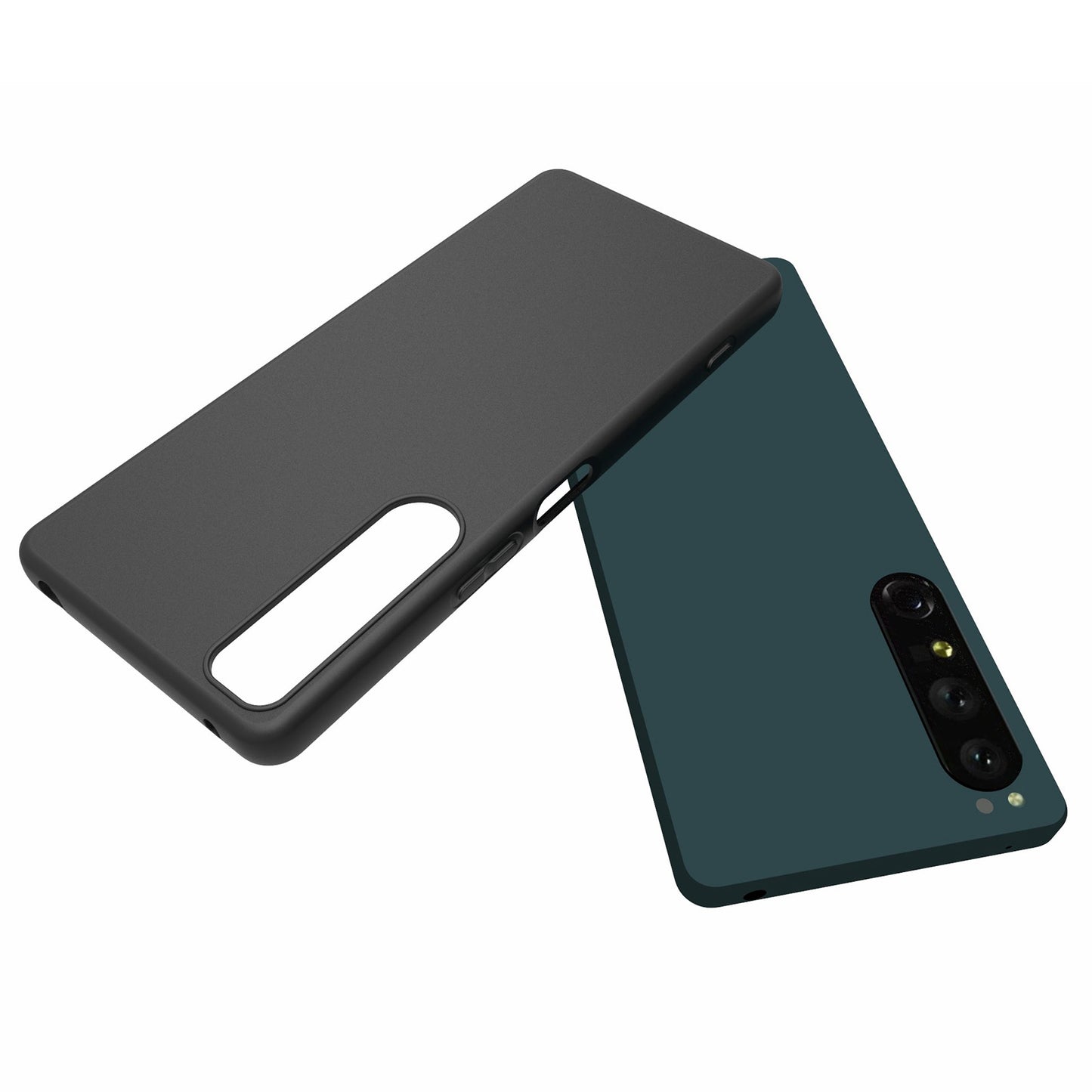 10Pcs/Pack Dual-sided Matte Phone Case for Sony Xperia 1 IV, Ultra-slim Anti-drop TPU Back Cover