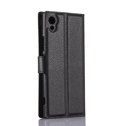 Litchi Grain Wallet Stand Leather Mobile Case for Sony Xperia XA1
