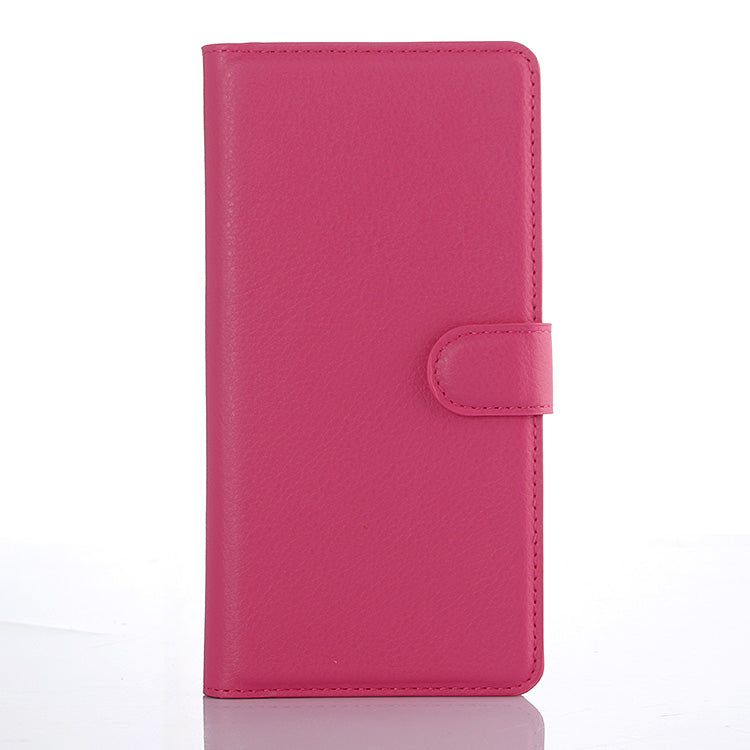 Litchi Grain Wallet Stand Leather Mobile Case for Sony Xperia XA1