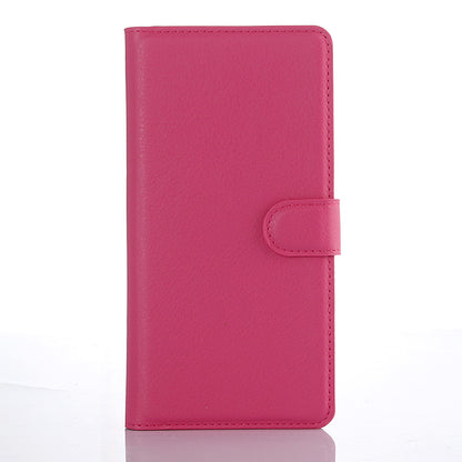 Litchi Grain Wallet Stand Leather Mobile Case for Sony Xperia XA1