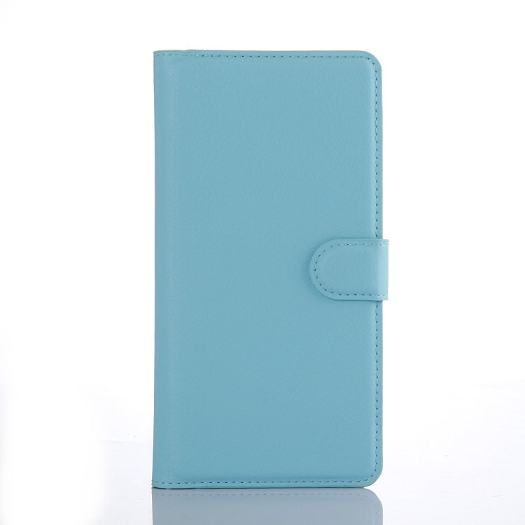 Litchi Grain Wallet Stand Leather Mobile Case for Sony Xperia XA1