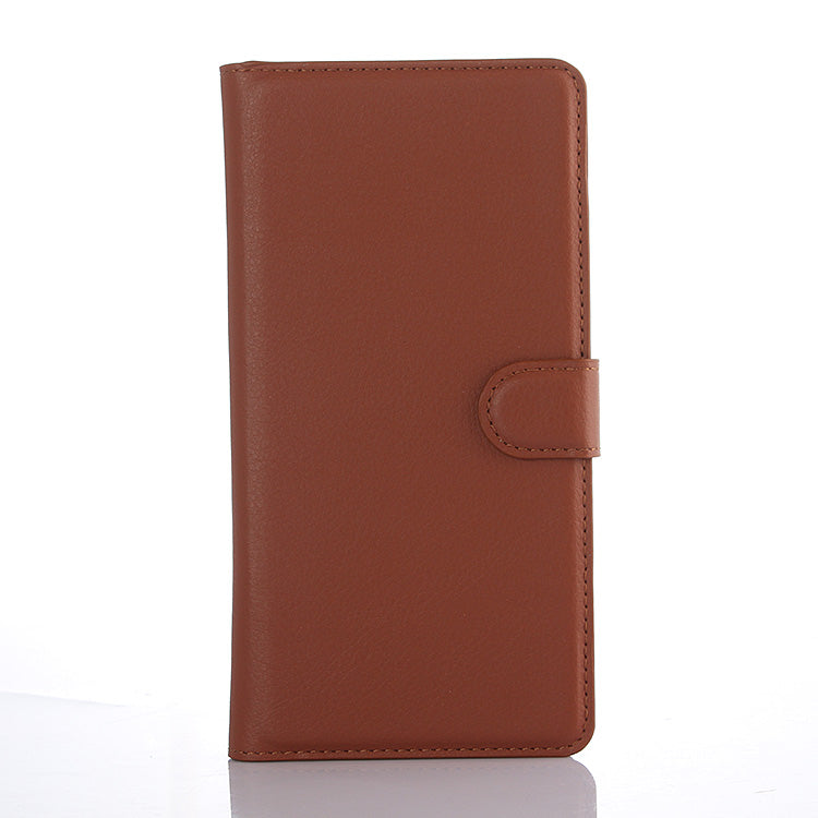 Litchi Grain Wallet Stand Leather Mobile Case for Sony Xperia XA1