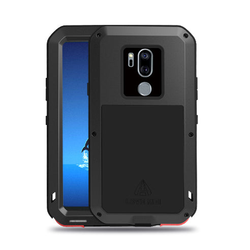 LOVE MEI Dust-proof Shock-proof Splash-proof Powerful Metal Defender Shell for LG G7 ThinQ