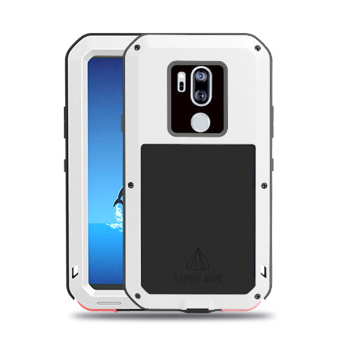 LOVE MEI Dust-proof Shock-proof Splash-proof Powerful Metal Defender Shell for LG G7 ThinQ