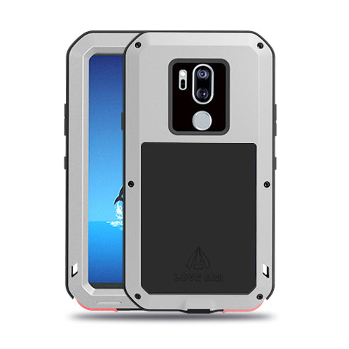 LOVE MEI Dust-proof Shock-proof Splash-proof Powerful Metal Defender Shell for LG G7 ThinQ