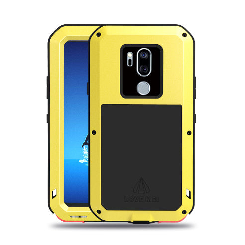 LOVE MEI Dust-proof Shock-proof Splash-proof Powerful Metal Defender Shell for LG G7 ThinQ