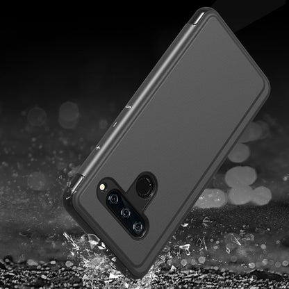 View Window Plated Mirror Surface Leather Stand Case for LG V40 ThinQ