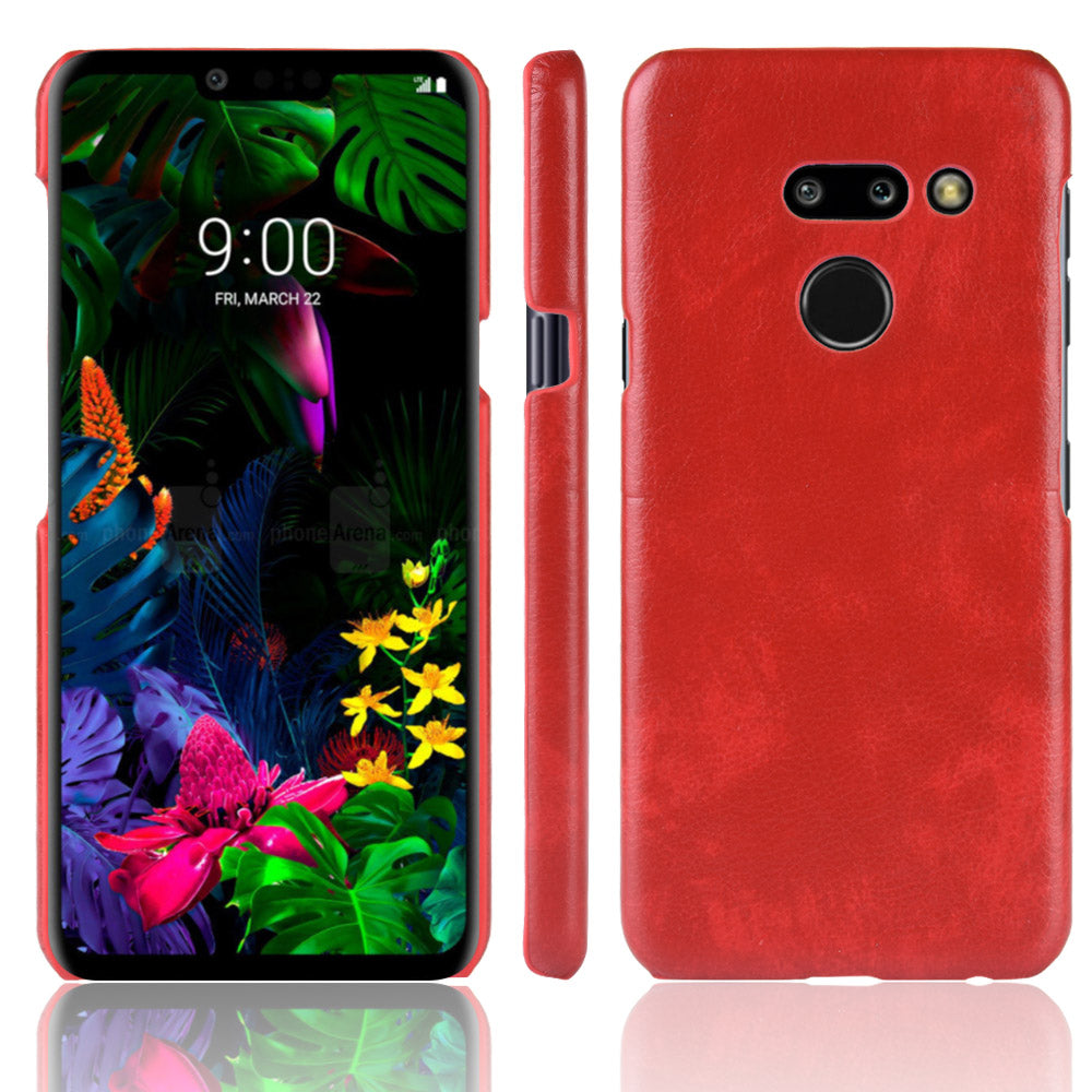 Litchi Texture PU Leather Coated PC Case for LG G8 ThinQ