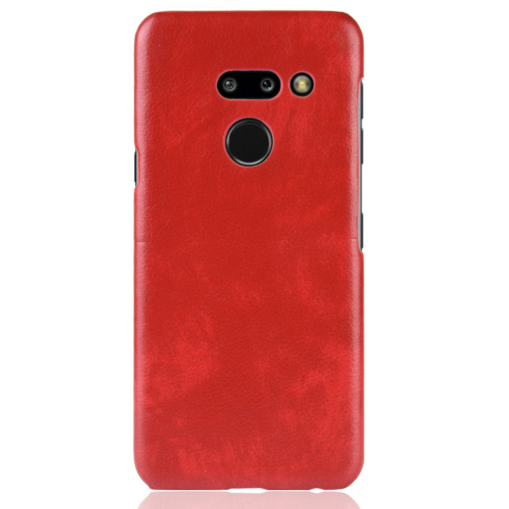 Litchi Texture PU Leather Coated PC Case for LG G8 ThinQ