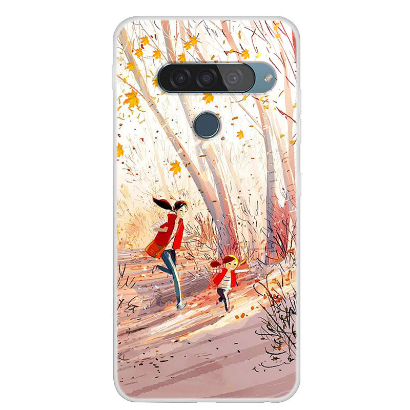 Pattern Printing TPU Phone Case for LG G8s ThinQ