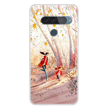Pattern Printing TPU Phone Case for LG G8s ThinQ