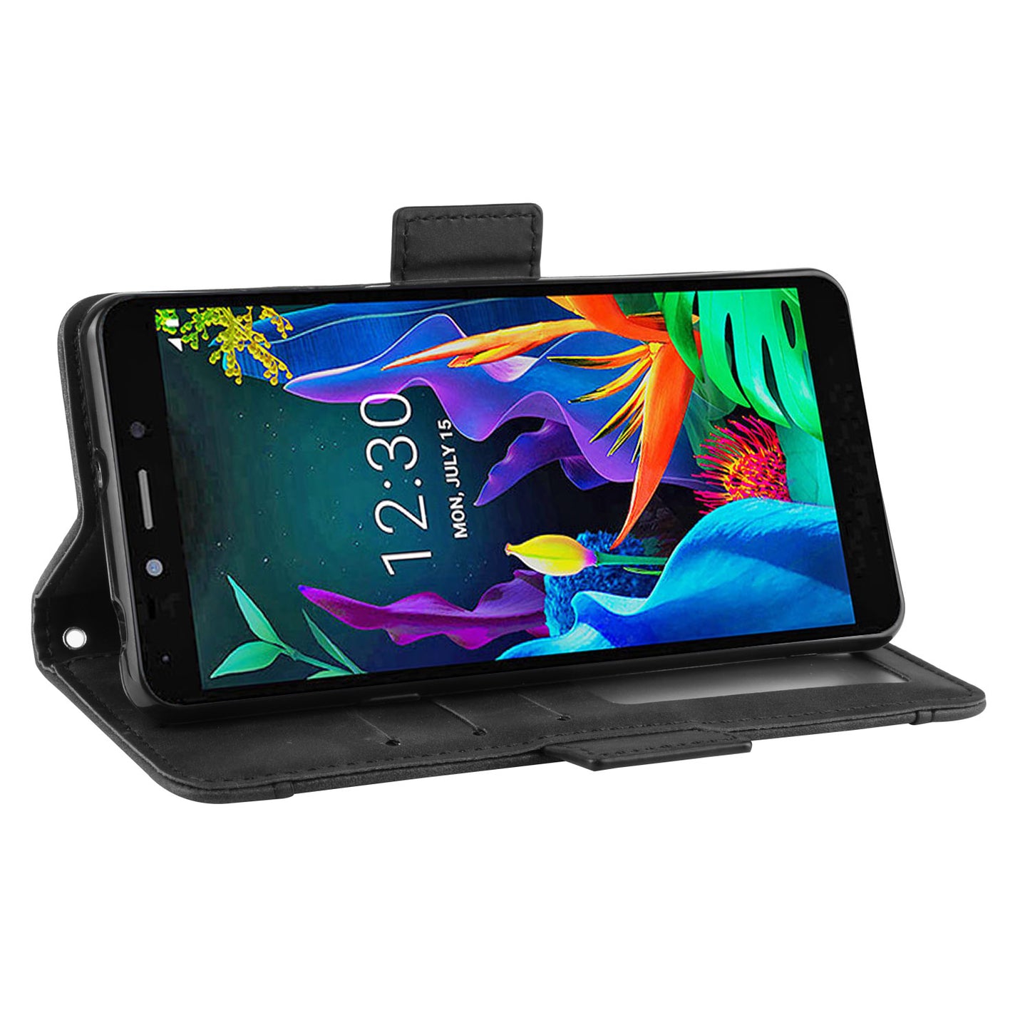 Wallet Leather Stand Phone Cover Case for LG K20 (2019)
