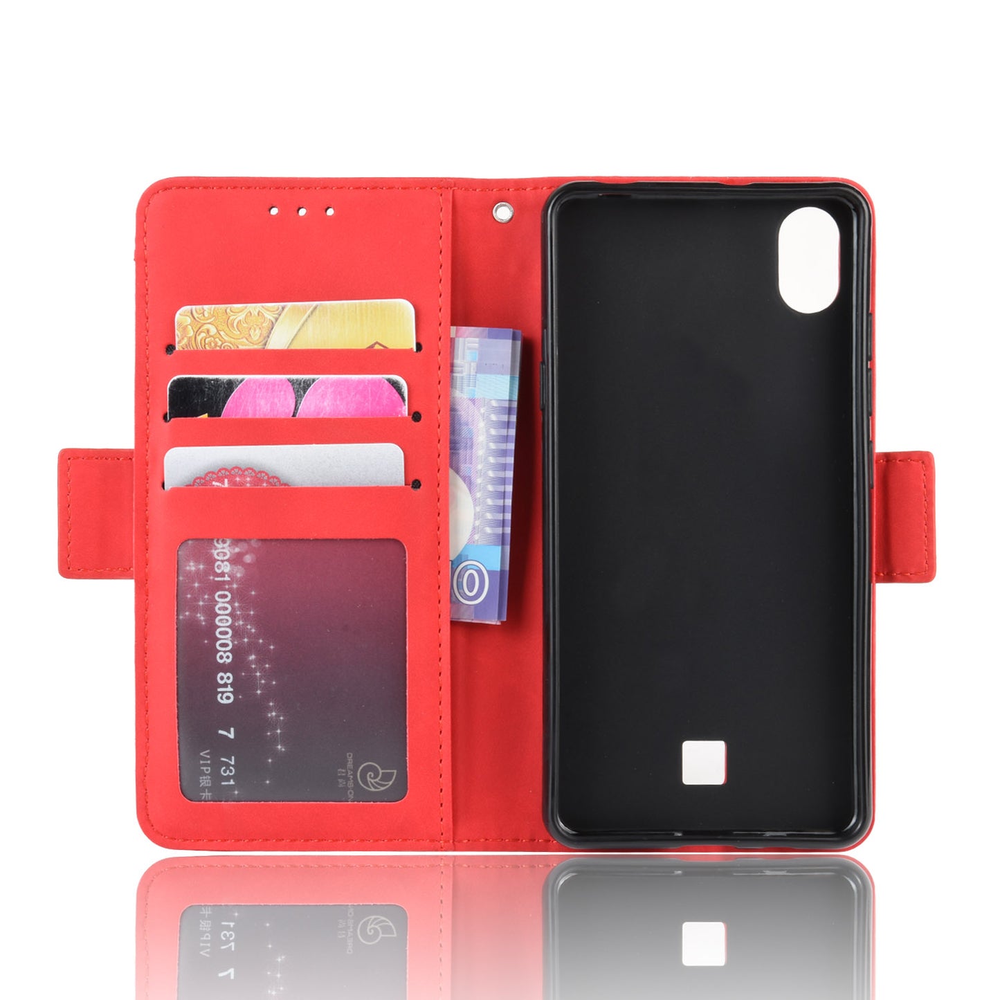 Wallet Leather Stand Phone Cover Case for LG K20 (2019)