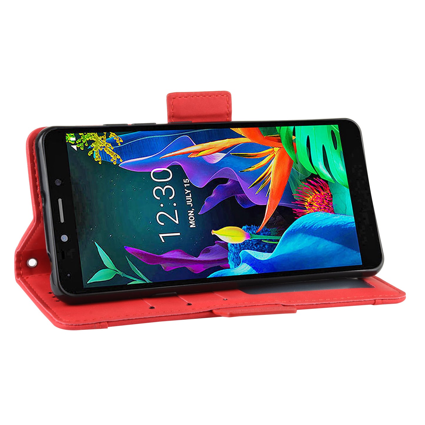 Wallet Leather Stand Phone Cover Case for LG K20 (2019)