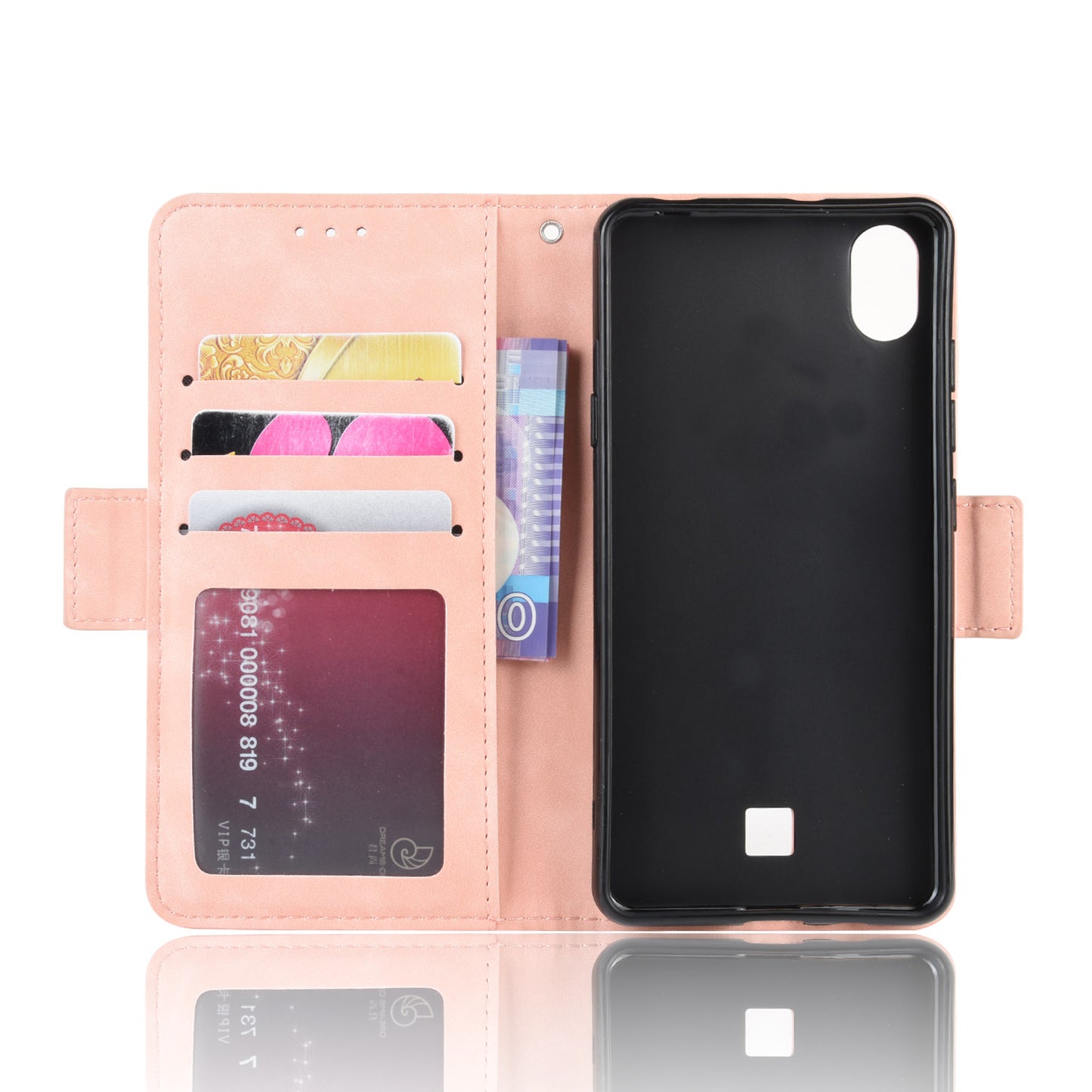 Wallet Leather Stand Phone Cover Case for LG K20 (2019)